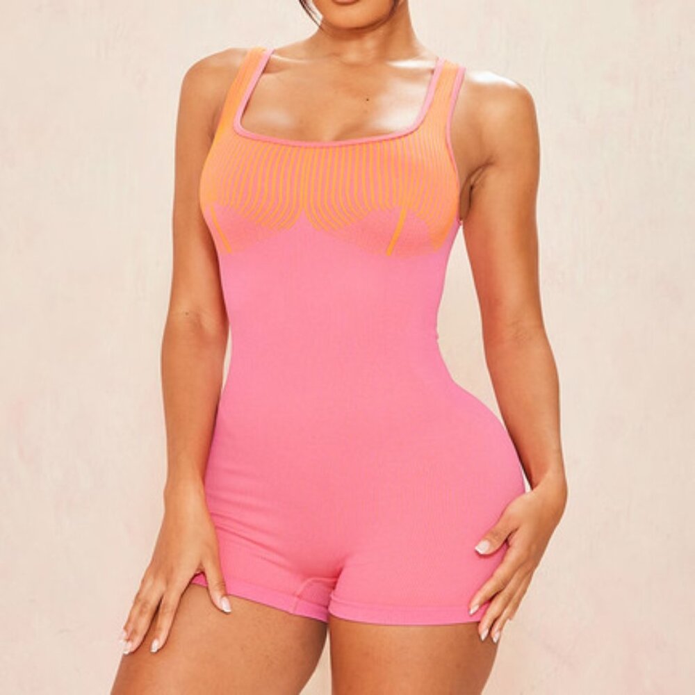 Prettylittlething Shape Seamless Romper